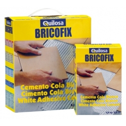 BRICOFIX-CIMENTO COLA BRANCO - 1,5 KG